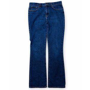 Lauren Ralph Lauren Bootcut Dark Wash Denim Jeans Blue Size 12 Heritage Classic